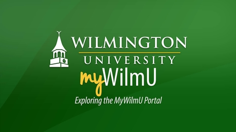 Thumbnail for entry Exploring the MyWilmU Portal