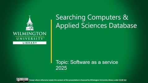 Thumbnail for Computers &amp; Applied Sciences Search (2025)
