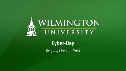 Thumbnail for entry Cyber Day: Keeping Class on Track