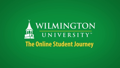 Thumbnail for entry The Online Student Journey at WilmU 