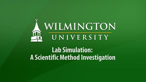 Thumbnail for entry Sci 251 - Lab Simulation - A Scientific Method Investigation