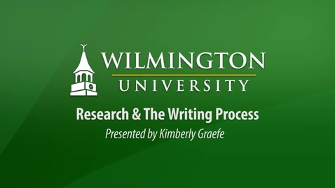 Thumbnail for Research &amp; The Writing Process