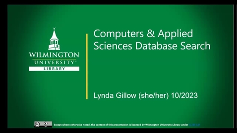 Thumbnail for entry Searching in Computers and Applied Sciences