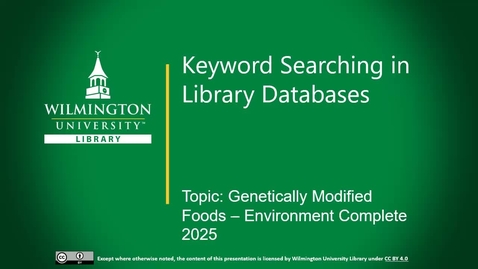 Thumbnail for Keyword Searching Video 2025