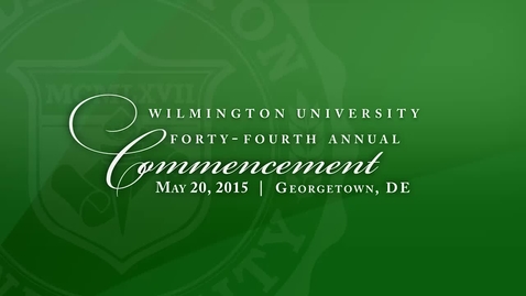 Thumbnail for entry Commencement Spring 2015: Georgetown 