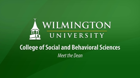 Thumbnail for entry Meet the Dean of the College of Social and Behavioral Sciences