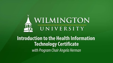 Thumbnail for Program Overview - Health Information Technology Certificate