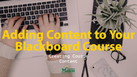 Thumbnail for Adding Content