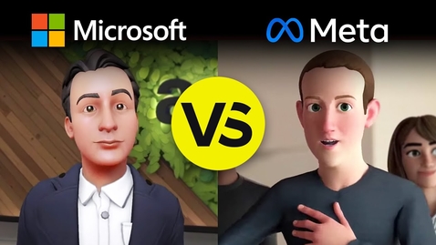 Thumbnail for Microsoft Metaverse vs Facebook Metaverse 