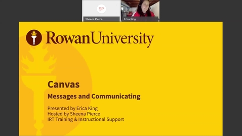 Thumbnail for entry Canvas Training: Send Messages and Communicate with Students in Canvas