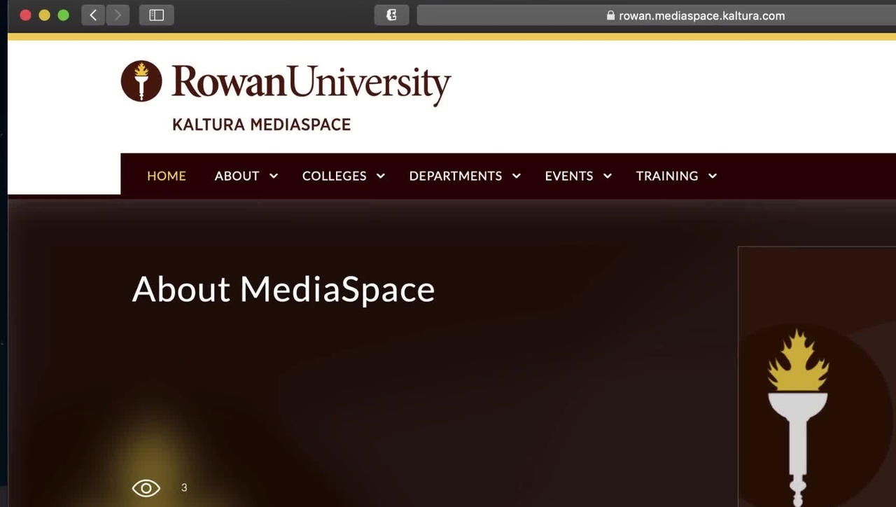 Rowan's MediaSpace Overview