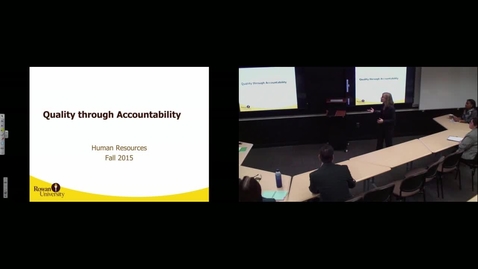 Thumbnail for entry Quality Through Accountability