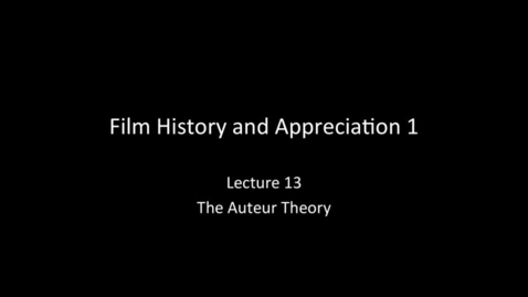 Thumbnail for RTF03270 - Lecture 13