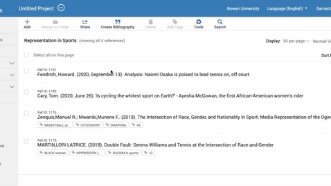 Thumbnail for Changing &amp; Finding Citation Styles in RefWorks