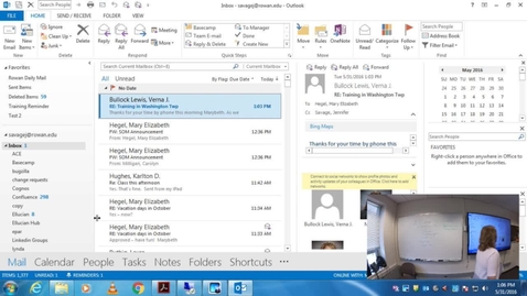 Thumbnail for MS Office 2013 Outlook Calendar