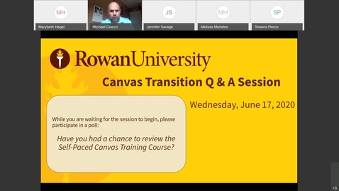 Thumbnail for Blackboard to Canvas Q&amp;A Sessions - June 17, 2020