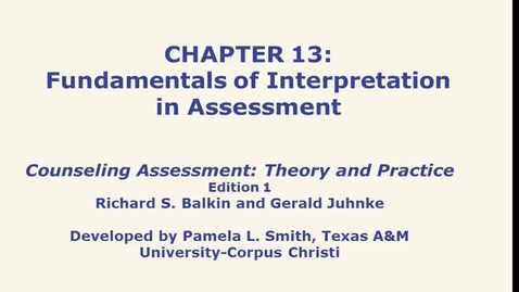 Thumbnail for Chapter 14 Lecture