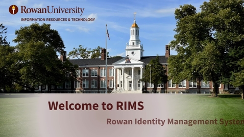 Thumbnail for 01 Welcome to Rims