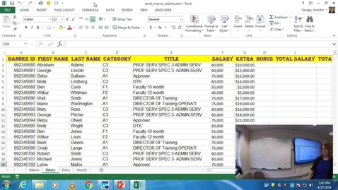 Thumbnail for Excel Macros - Part II
