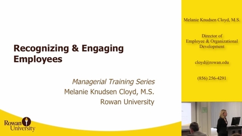 Thumbnail for EOD-Recognizing and Engaging Employees