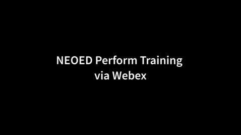Thumbnail for NEOED Perform Training