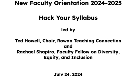 Thumbnail for Hack Your Syllabus