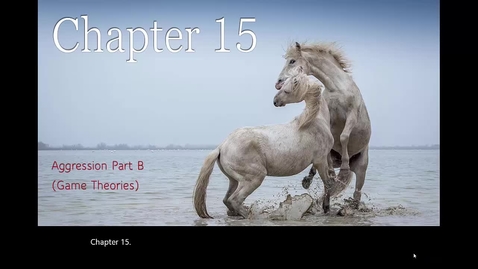 Thumbnail for Chapter 15b Aggression
