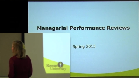 Thumbnail for entry Managerial Performance Reviews