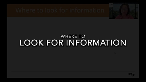 Thumbnail for Library 101: Where To  Look for Information