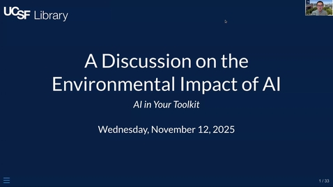 Thumbnail for AI in your Toolkit: A Discussion on the Environmental Impact of AI