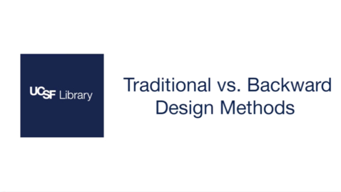 Thumbnail for Traditional vs. Backward Design Methods