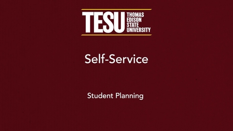 Thumbnail for MyProgress and Course Planning