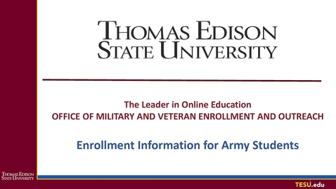 Thumbnail for Army Webinar 2023