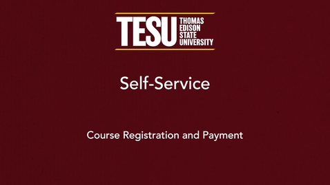 Thumbnail for Course Registration and Payment