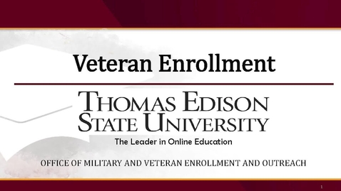 Thumbnail for entry Veteran Enrollment Presentation