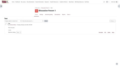 Thumbnail for Advanced Editor for Discussion Forums