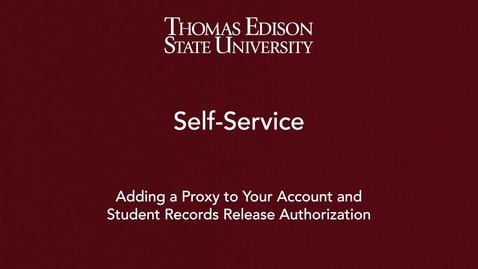 Thumbnail for Self-Service: Adding Proxies &amp; Record Release Authorization