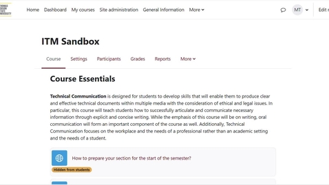 Thumbnail for Using the Private Student-Mentor Forum