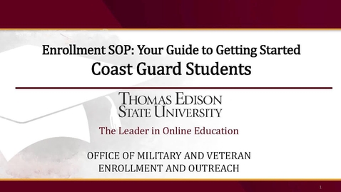 Thumbnail for Coast Guard Presentation
