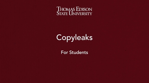Thumbnail for Copyleaks Plagiarism and AI Report for Students (Shorter Version)