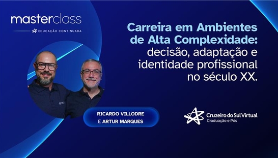 MasterClass - Carreira em Ambientes de Alta Complexidade
