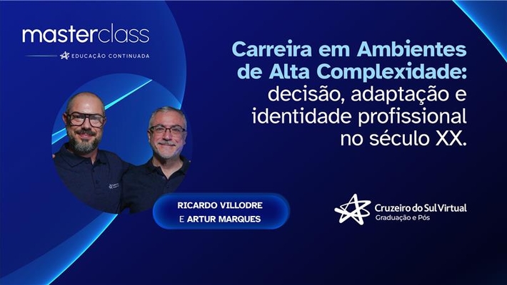 MasterClass - Carreira em Ambientes de Alta Complexidade
