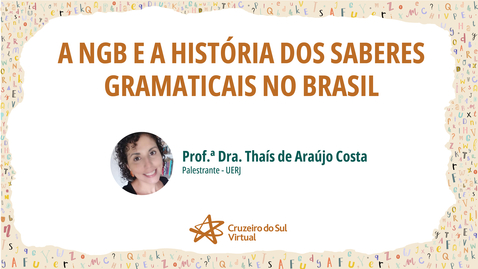 Miniatura para entrada A NGB e a história dos saberes gramaticais no Brasil