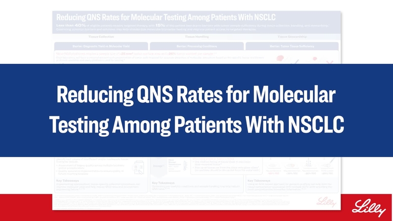 Reducing QNS Rates for Molecular Testing Among Patients With NSCLC