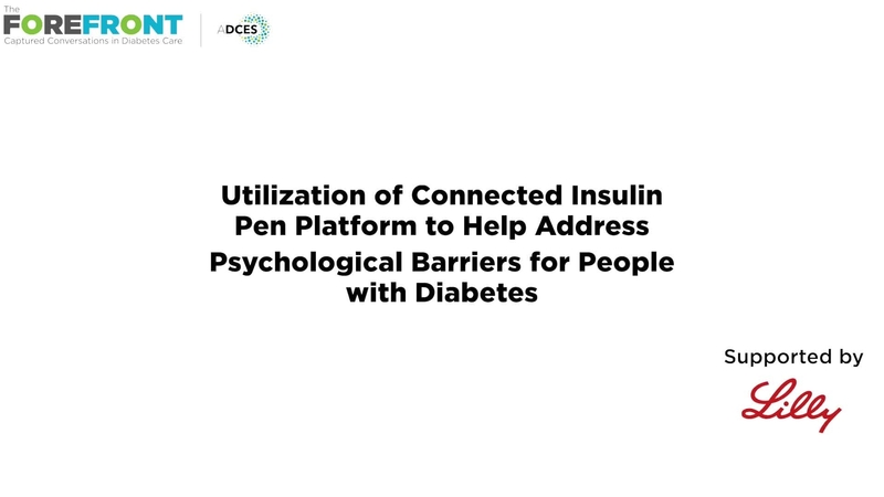 Utilization of Connected Insulin Pen Platform to Help Address Psychosocial Barriers for PwD