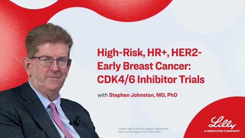 Prof Johnston: CDK4/6 Inhibitor Efficacy and Safety Results in High-Risk HR+, HER2- EBC