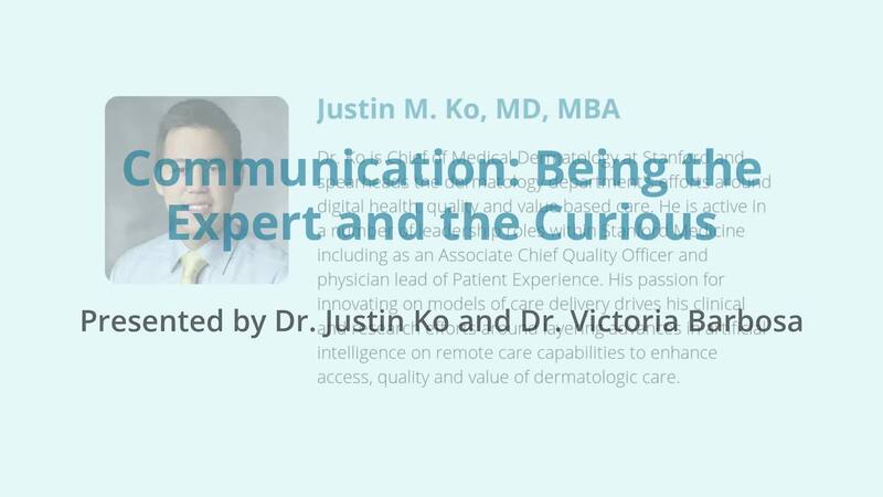 Communication: Being the Expert and the Curious