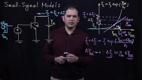 Thumbnail for entry Bipolar Transistors (Part 9: Small Signal Model (continued))