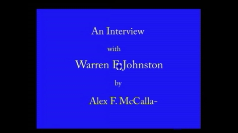 Thumbnail for Warren Johnston