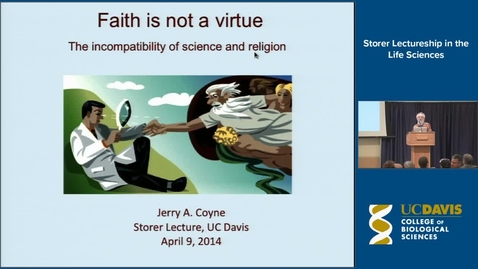 Thumbnail for entry Storer Lecture - Jerry Coyne 4-9-14